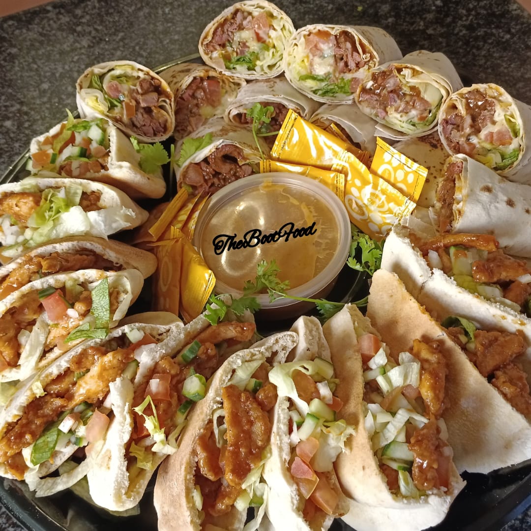 Gourmet Wraps and Pita Platter