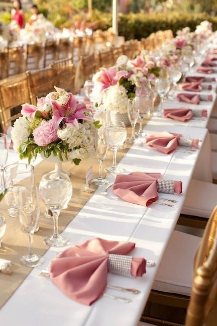 Pink Floral Table Arrangement